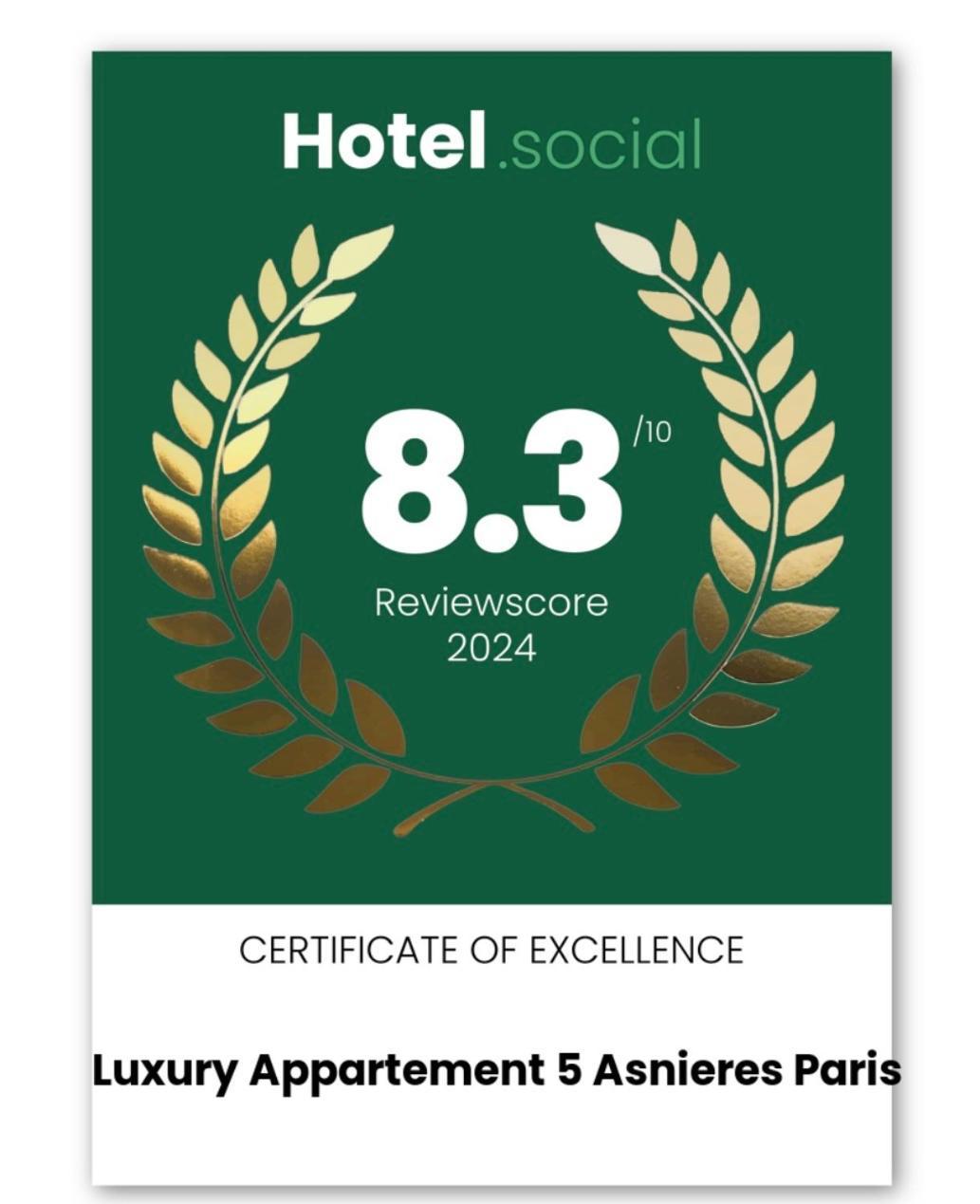 Luxury Appartement 5 Asnieres Paris Dış mekan fotoğraf